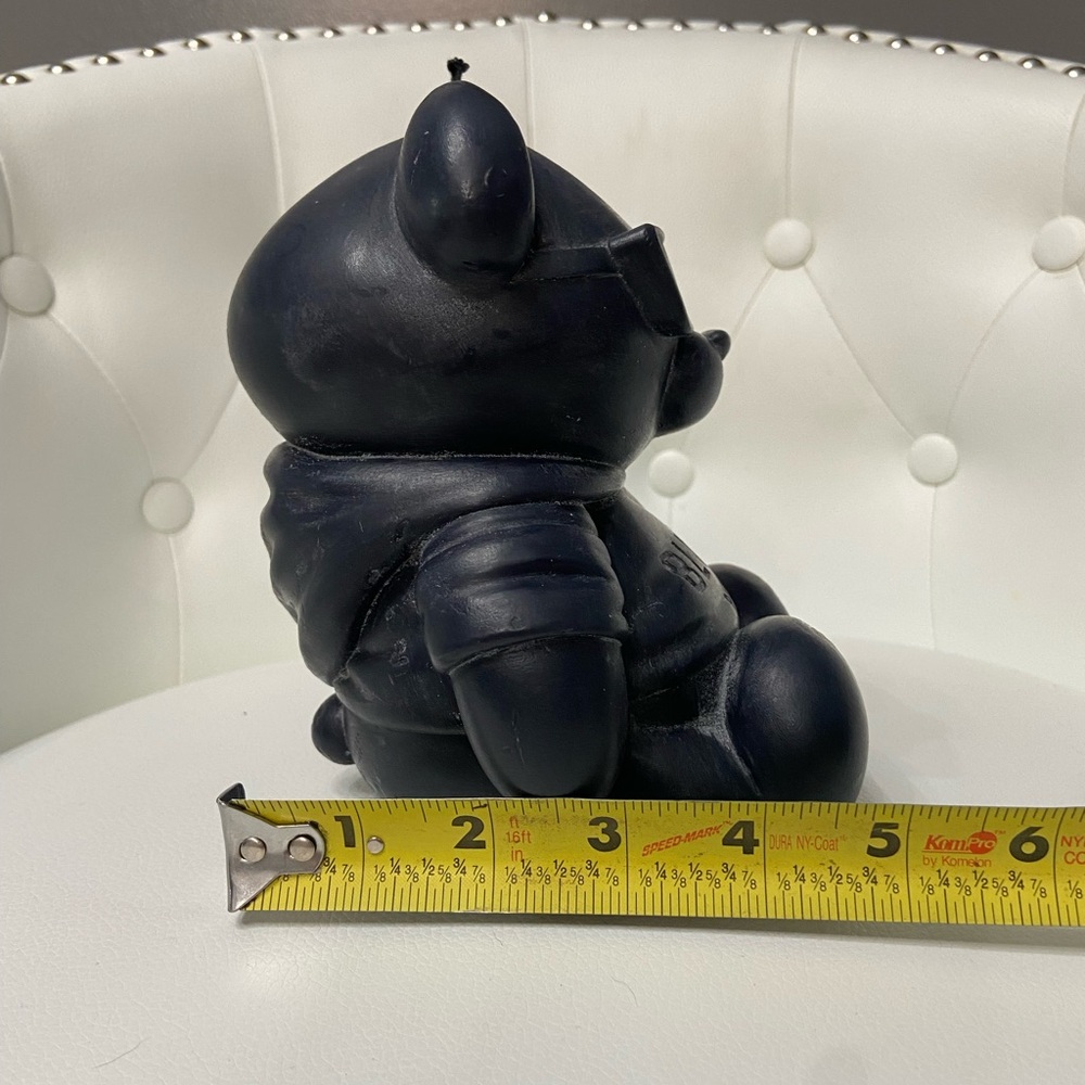 BLVCK PARIS Black Teddy Bear Candle Black Cedar & Juniper Scent 6" X 4.5" X 5" - Picture 13 of 13